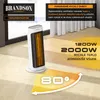 Brandson 2000W keramický ohřívač s dálkovým ovládáním, Náhled obrázku produktu 3