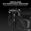Close-up of an adjustable gaming chair armrest with text overlays. Náhled obrázku produktu