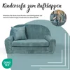 Mini-Kindersofa - Ausklappbares Kindersofa aus Cord in Produktbild-Vorschau 2