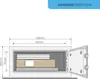 Yale Elektronischer Gäste-Tresor Laptop, YLG/200/DB2, safe Produktbild-Vorschau 1