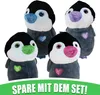 Pinguin Kuscheltier blau mit Glitzer - ca. 50 cm Produktbild-Vorschau 5