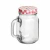 set di 6 bicchieri 450 ml con coperchio rosso, argento - Anteprima dell’immagine prodotto 2