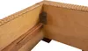 Loombett Korbbett Doppelbett Honigfarben aus Loom-Geflecht Produktbild-Vorschau 4