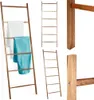 Drabina z drewna akacjowego z 6 stopniami na ręczniki i Podgląd zdjęcia produktu 10