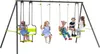 Outsunny Balançoire portique pour enfant 4 agrès avec Voir les images du produit 1