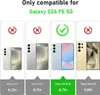 A comparison chart showing the compatibility of a product with different Samsung Galaxy phone models. Produktbild-Vorschau