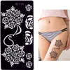 Henna Tattoo Schablone Airbrush Stencil Rosen Produktbild-Vorschau 1