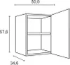 Küchen Hängeschrank Luca O406-0+ in weiß matt 40 cm breit Produktbild-Vorschau 7