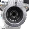 Close-up view of the internal splined shaft of a gearbox head. Produktbild-Vorschau