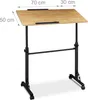 Relaxdays Laptoptisch höhenverstellbar, HxBxT: 110x100x50 Produktbild-Vorschau 4