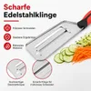 Edelstahl Gemüseschneider mit Doppelklinge, ideal für Kohl, Produktbild-Vorschau 2