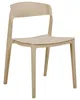 A single beige plastic chair is shown against a white background. Produktbild-Vorschau