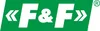 A green background with the text "F&F" in large white letters, flanked by white chevron-like arrows. A small registered trademark symbol is in the top right corner. Náhľad obrázku produktu
