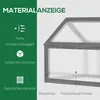 Outsunny vroege kas van hout, mini-kas 90 x 52 x 49,5 cm, Productafbeelding-voorbeeld 7