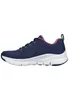 Skechers Arch Fit - Glee For All - Navy / Pink Textil Produktbild-Vorschau 7