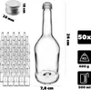 Bottiglie per liquore KADAX 500ml, 50 pezzi, bottiglie Anteprima dell’immagine prodotto 2