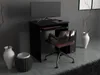STIV Möbel | Małe biurko 68x51x74 cm Czarny Mat | Z półką Podgląd zdjęcia produktu 7