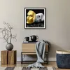 Gerahmtes Poster - Schwarzer Rahmen - Maske Theater Bühne Produktbild-Vorschau 7