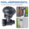 Absperrhahn Pool 38mm, Kolbenventil für Intex, Coleman & Produktbild-Vorschau 4