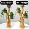 Blumenständer mit 4 Ablagen Blumenpodest Pflanzenständer Produktbild-Vorschau 2