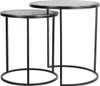 Light & Living Beistelltisch Set von 2 Talca antik Kupfer Produktbild-Vorschau 1