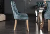 Invicta Interior CASTLE Stuhl, Samt, petrol, Landhausstil, Produktbild-Vorschau 3