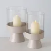 Boltze Windlicht Pallas Leuchter Eisen & Klarglas Beige Voir les images du produit 16
