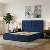 Polsterbett 140x200 cm mit Lattenrost Doppelbett ohne Produktbild-Vorschau 1