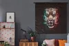 MuchoWow® Wandteppich Wandbehang Tiger - Farbe - Tiere Produktbild-Vorschau 5