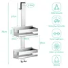 Duschablage zum Hängen, Duschregal aus Edelstahl SUS304 Produktbild-Vorschau 7