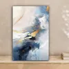 MuchoWow® - Leinwandbilder - Blau - Modern - Marmor - Produktbild-Vorschau 2