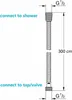Brauseschlauch 3m aus Edelstahl verdrehsicher, Produktbild-Vorschau 2