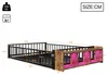 MODFU metalen kinderbed 140x200 met kleine schuifdeuren, Productafbeelding-voorbeeld 7