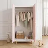 Kinderkast 'Vaarentaa', 126 x 60 x 41 cm, wit / roze Productafbeelding-voorbeeld 7