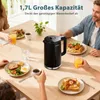 Aigostar - Doppelwand Edelstahl Wasserkocher, 2200W, 1,7 L, Produktbild-Vorschau 11
