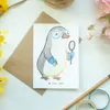 Mr. & Mrs. Panda Grußkarte Biologe Herz - Weiß - Geschenk, Produktbild-Vorschau 2