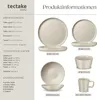 tectake® Una kombinovaný servis pro 6 osob, stohovatelný Náhled obrázku produktu 5