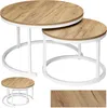Galen Craft Weiß Loft Couchtisch Set 2-tlg. Produktbild-Vorschau 5