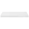 vidaXL Étagère suspendue blanc brillant 60x23,5x3,8 cm MDF Voir les images du produit 10