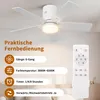 INONEFT 106 cm Deckenventilator mit Beleuchtung und Produktbild-Vorschau 7