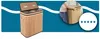 Ruhhy 24269 Dubbele wasmand van bambus, lichtbruin Productafbeelding-voorbeeld 18