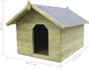 vidaXL Hundehütte mit öffnendem Dach Imprägniertes Produktbild-Vorschau 13