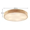 Lindby Deckenlampe Tanju, Ø60 cm, 5-flg., Kautschukholz, Produktbild-Vorschau 4