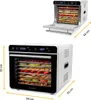 KLAMER Premium Dörrautomat XL 700W, 24h-Timer und 35-80°C Produktbild-Vorschau 7