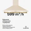 KlarsteinMontblanc 90, okap kuchenny, 90 cm, 610 m³/h, 165 Podgląd zdjęcia produktu 4