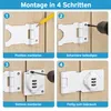 Zahlenschloss Schrank 3-stellig, Möbelschloss ohne Produktbild-Vorschau 4