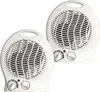 BROLLUX 2x Elektroheizung 2000W mobiles Heizgerät VO-W Produktbild-Vorschau 1