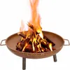 vidaXL Feuerschale, Stahl, Braun, 67,5 x 58 x 22,5 cm, mit Produktbild-Vorschau 1
