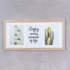 Bilderrahmen für 3 Fotos 13x18cm Eiche gekälkt Holz MDF Produktbild-Vorschau 3