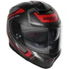 Kask Nolan N80-8 Ally N-Com Matt Black / Red Full Face Podgląd zdjęcia produktu 3